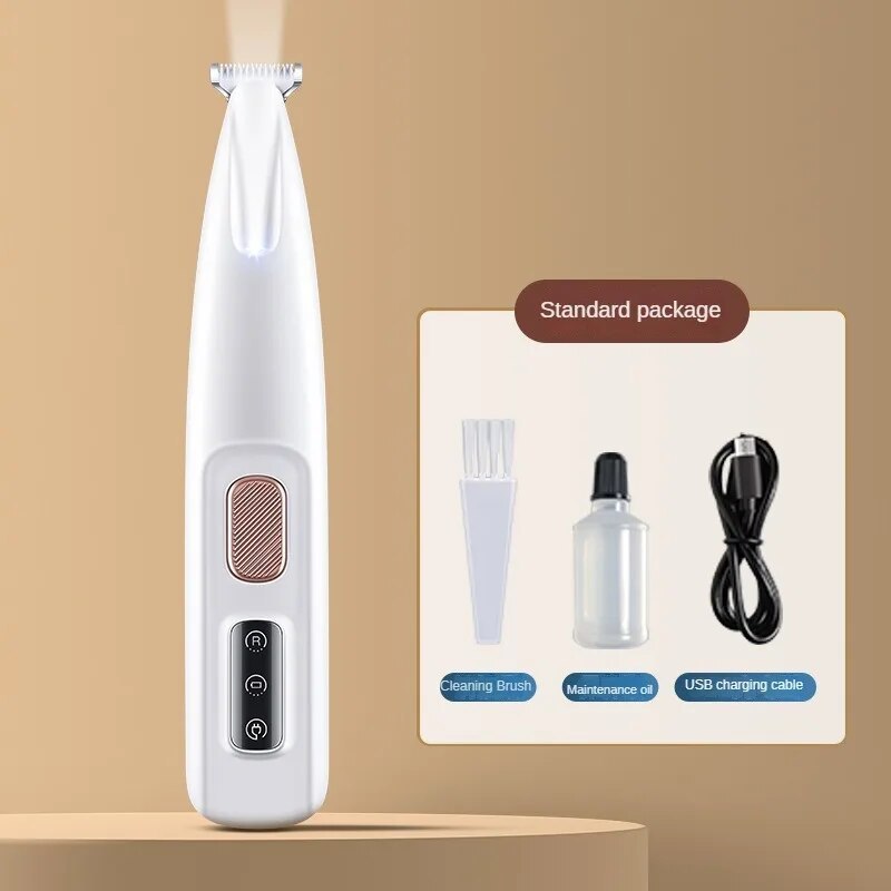 New Dog Paw Trimmer With LED Light Fully Waterproof