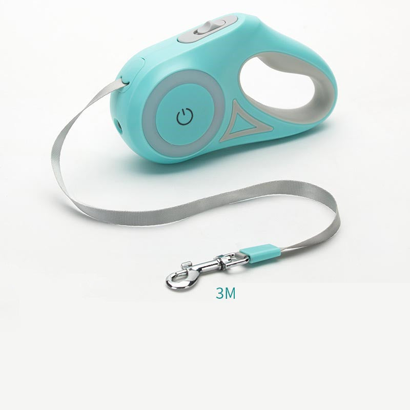 Retractable Dog Leash with Light